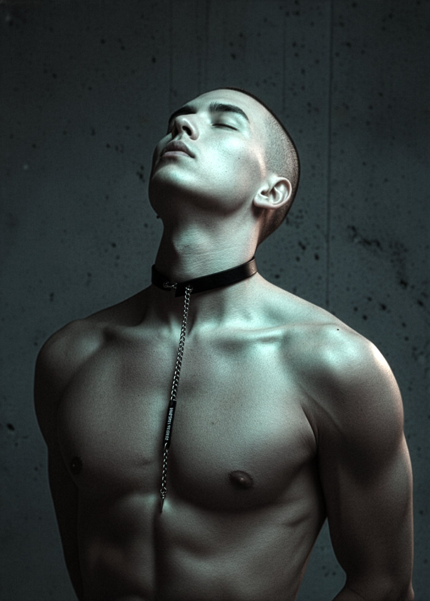 Handcrafted Italian Leather Choker M-1 Limited Edition Handcrafted - MEKERA STUDIOS