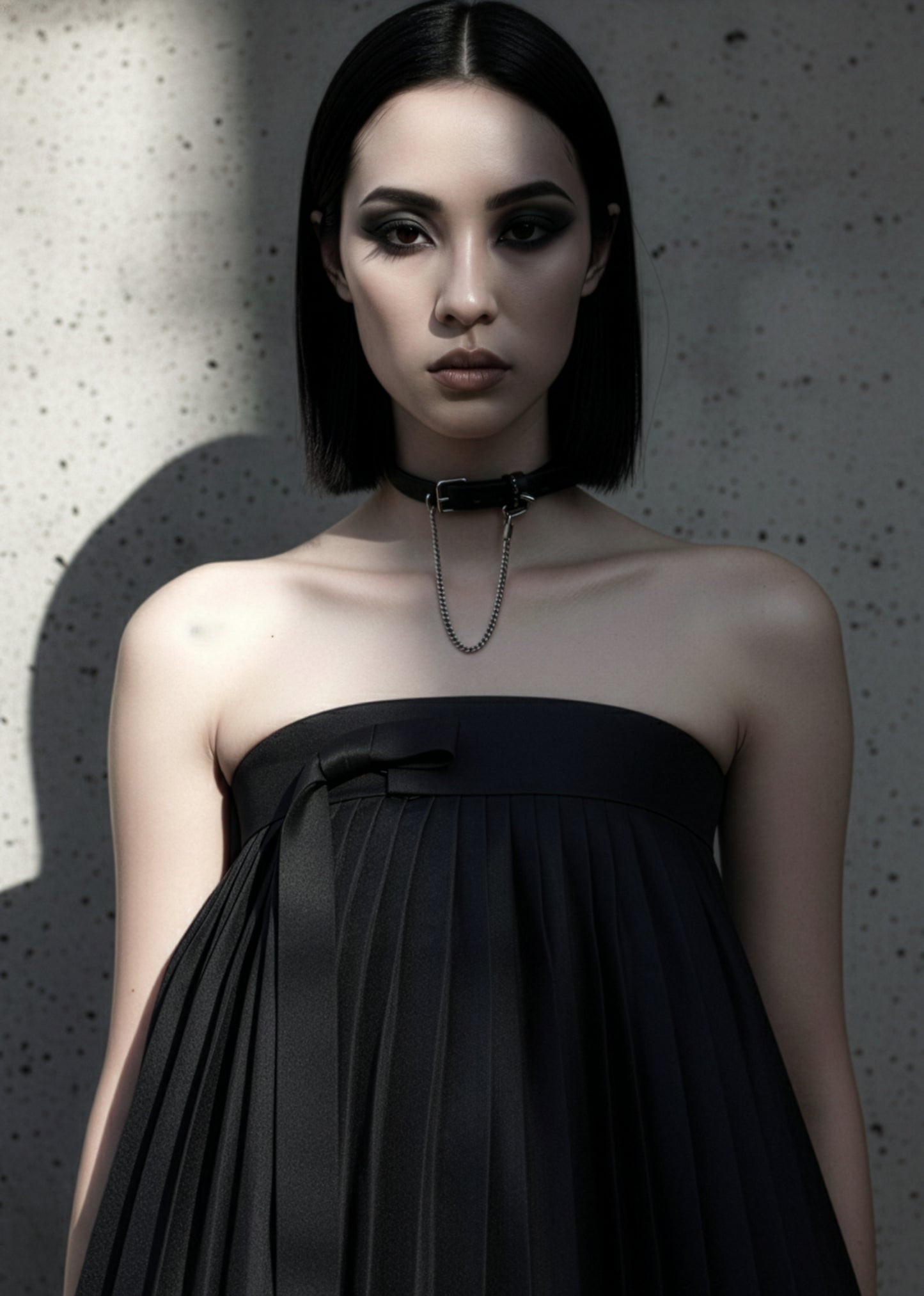 Handcrafted Italian Leather Choker M-4 Limited Edition Handcrafted - MEKERA STUDIOS