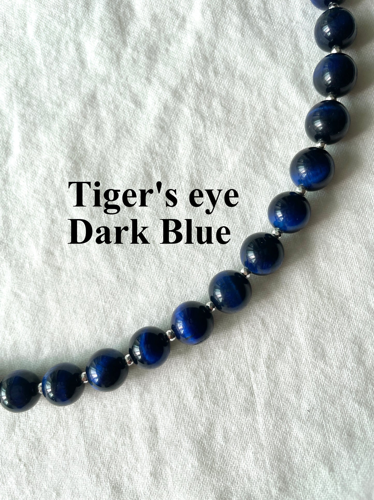 Pearl & Chain Necklace Onyx Tiger's eye NP21 - MEKERA STUDIOS