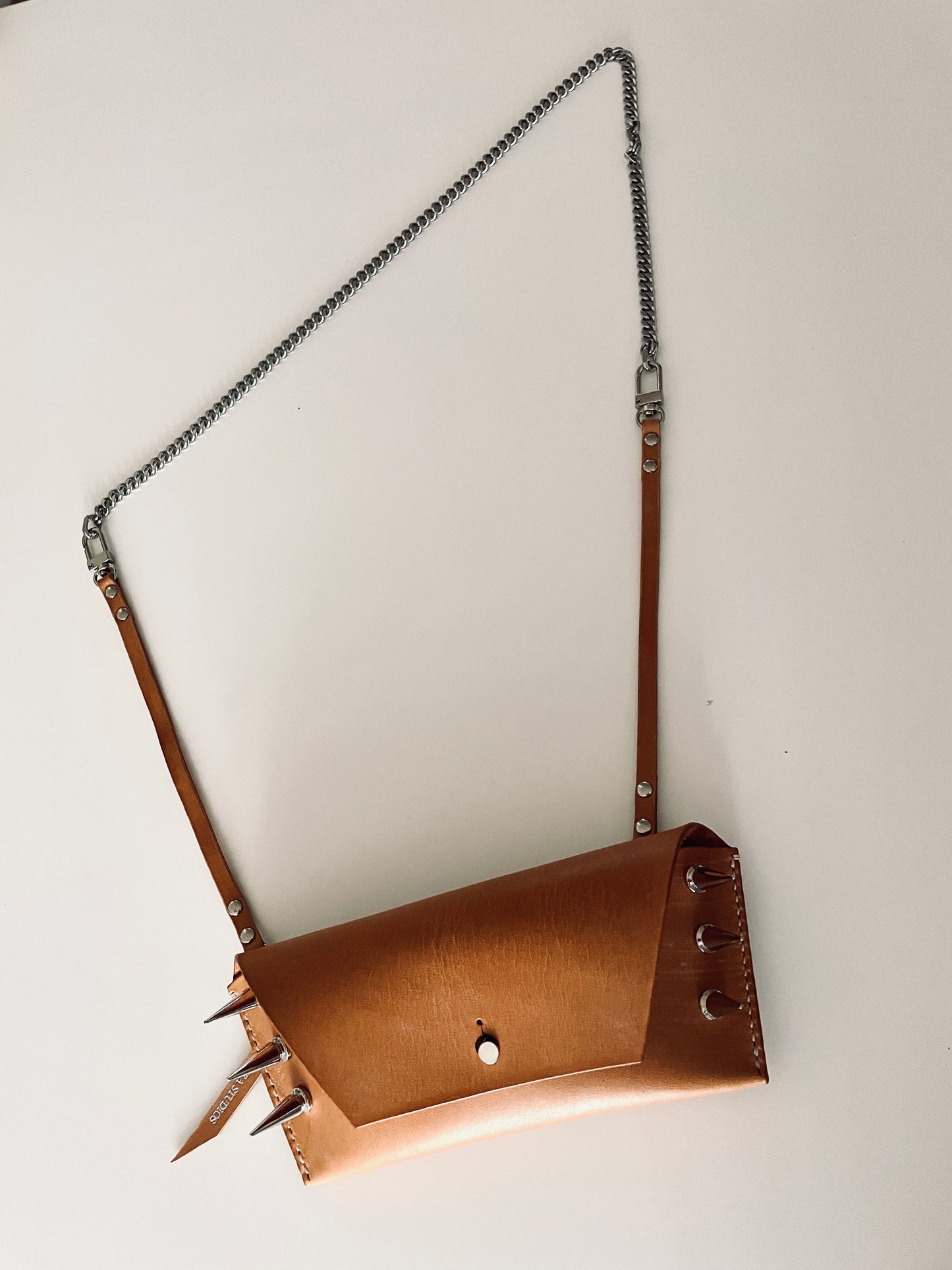 Spikes Mini bag Italy bridle leather - MEKERA STUDIOS