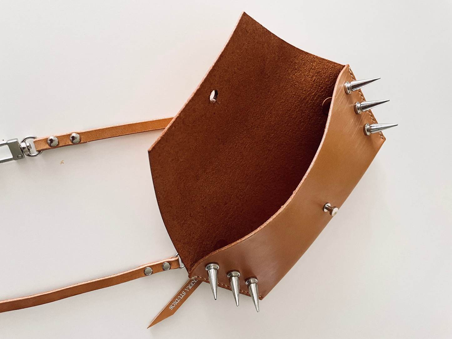 Spikes Mini bag Italy bridle leather - MEKERA STUDIOS