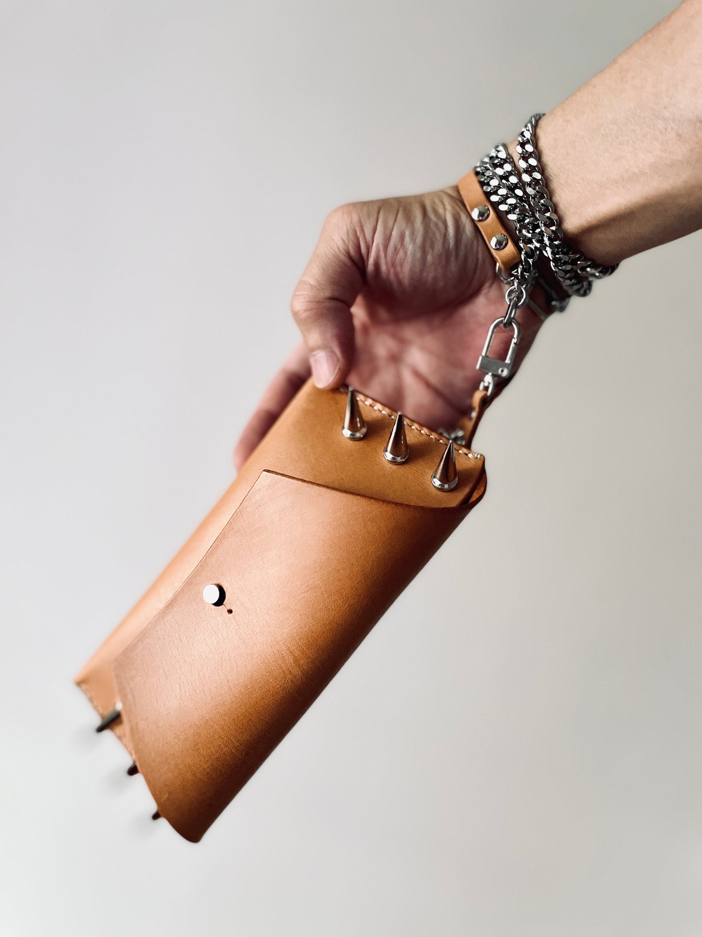 Spikes Mini bag Italy bridle leather - MEKERA STUDIOS