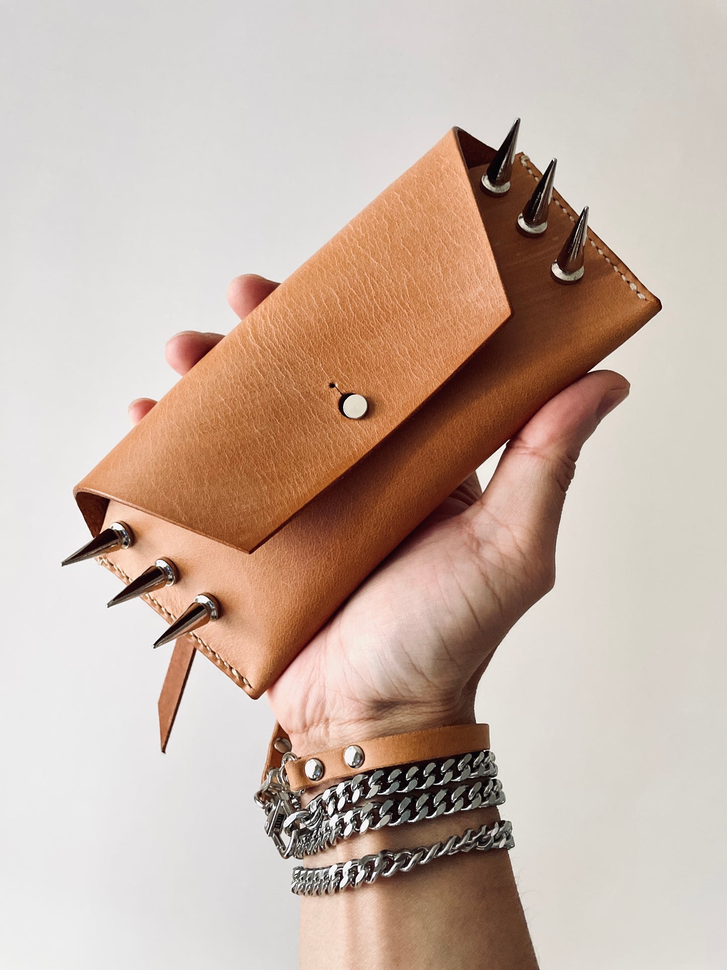 Spikes Mini bag Italy bridle leather - MEKERA STUDIOS