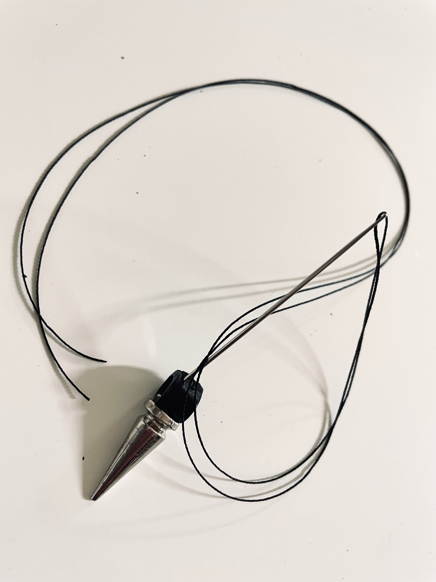 L/SPIKE2 Necklace Long chain Choker - MEKERA STUDIOS