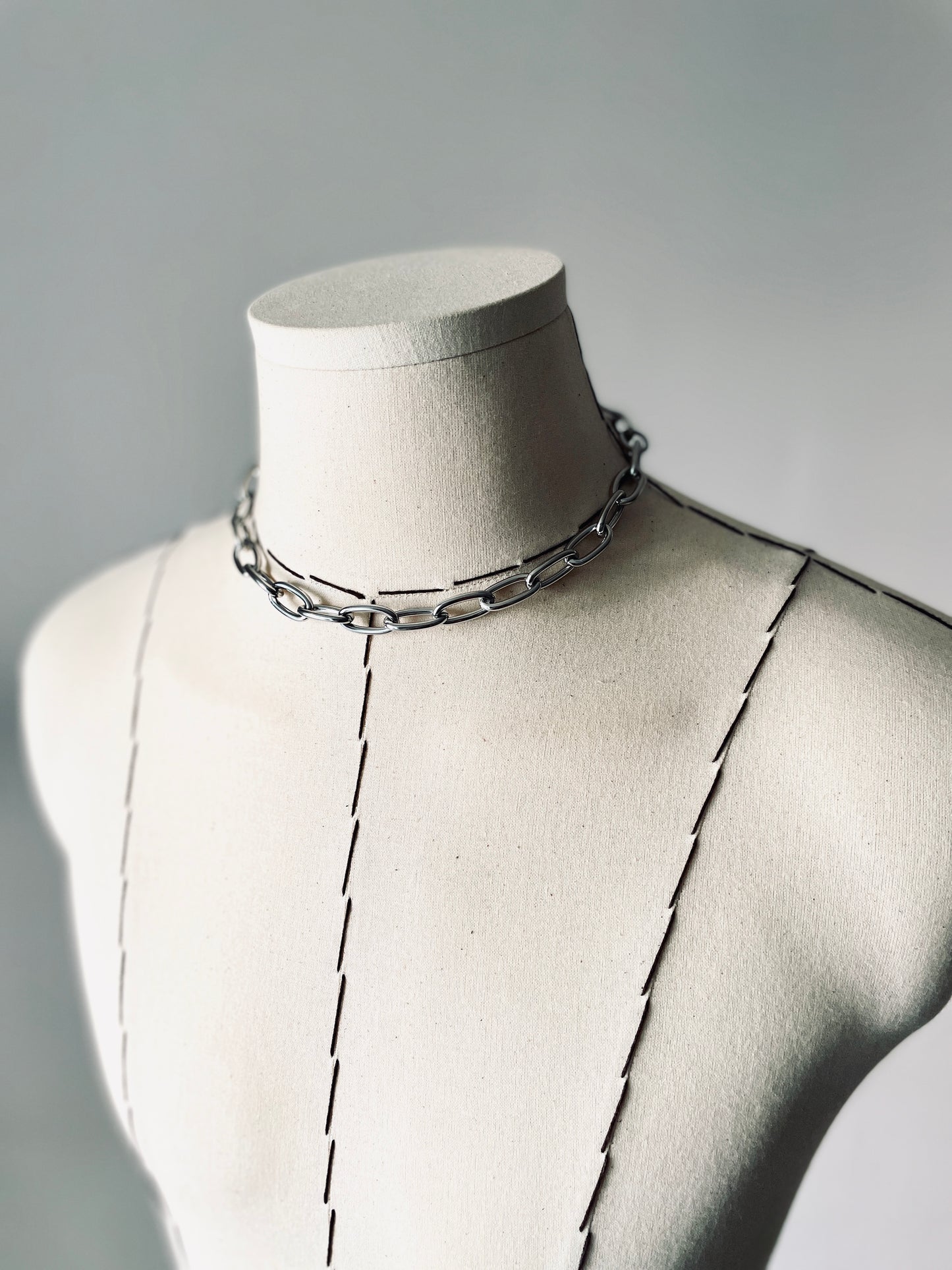 SCR1 Necklace Long chain Choker - MEKERA STUDIOS