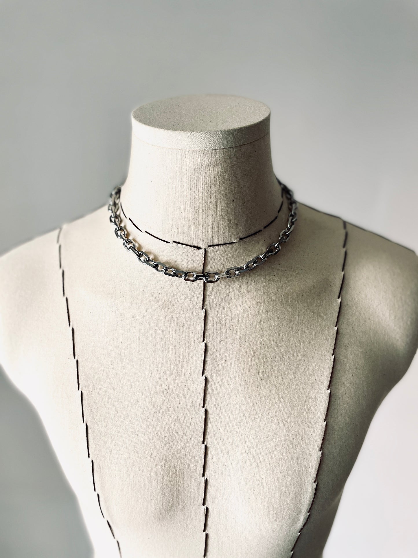 SCL1 Necklace Long chain Choker - MEKERA STUDIOS