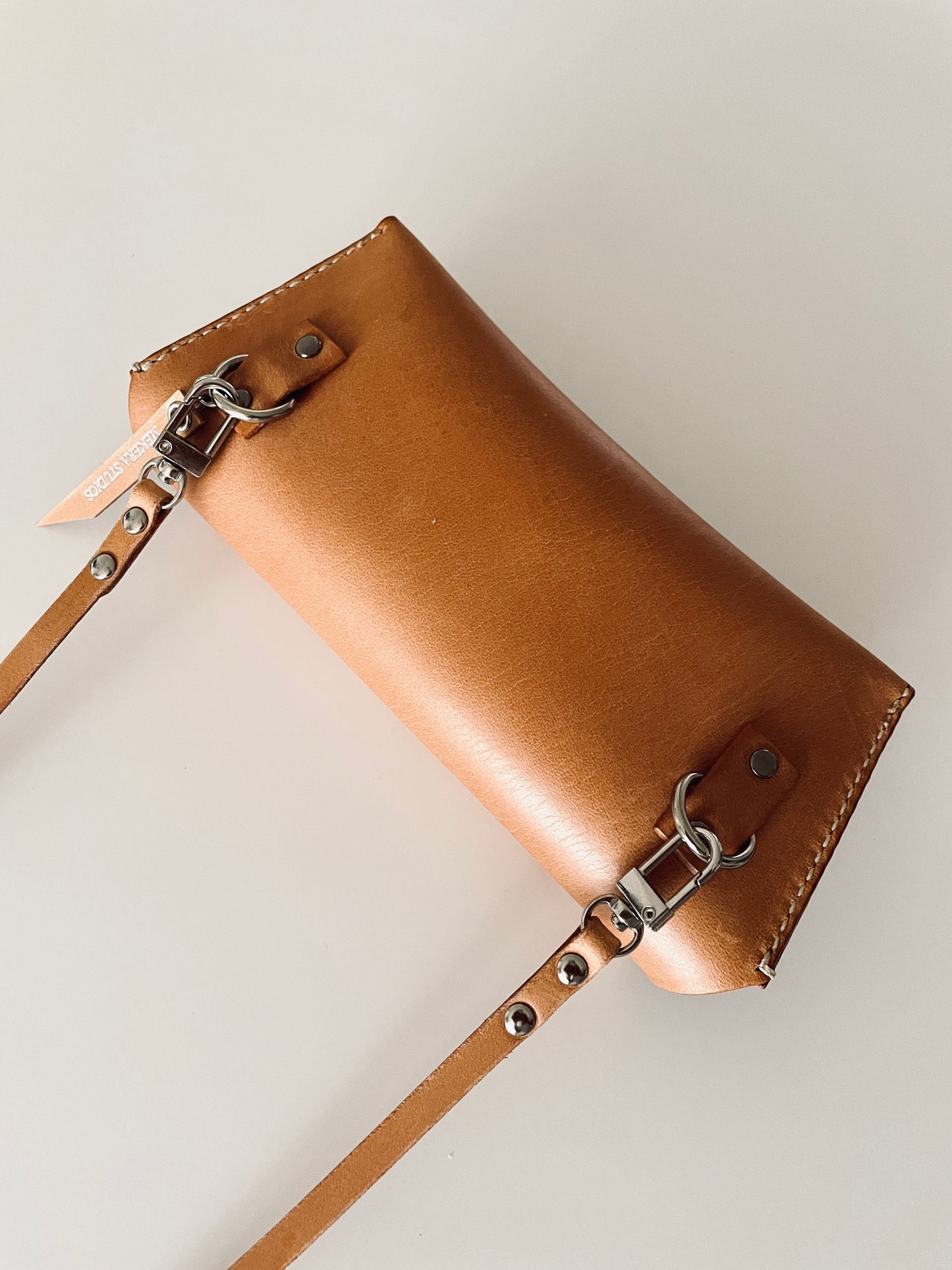 Spikes Mini bag Italy bridle leather - MEKERA STUDIOS