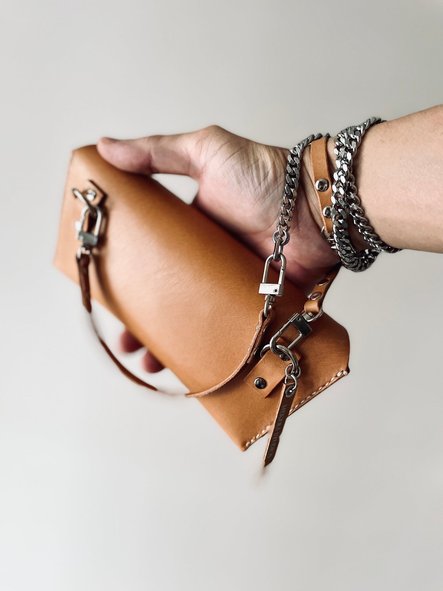 Spikes Mini bag Italy bridle leather - MEKERA STUDIOS