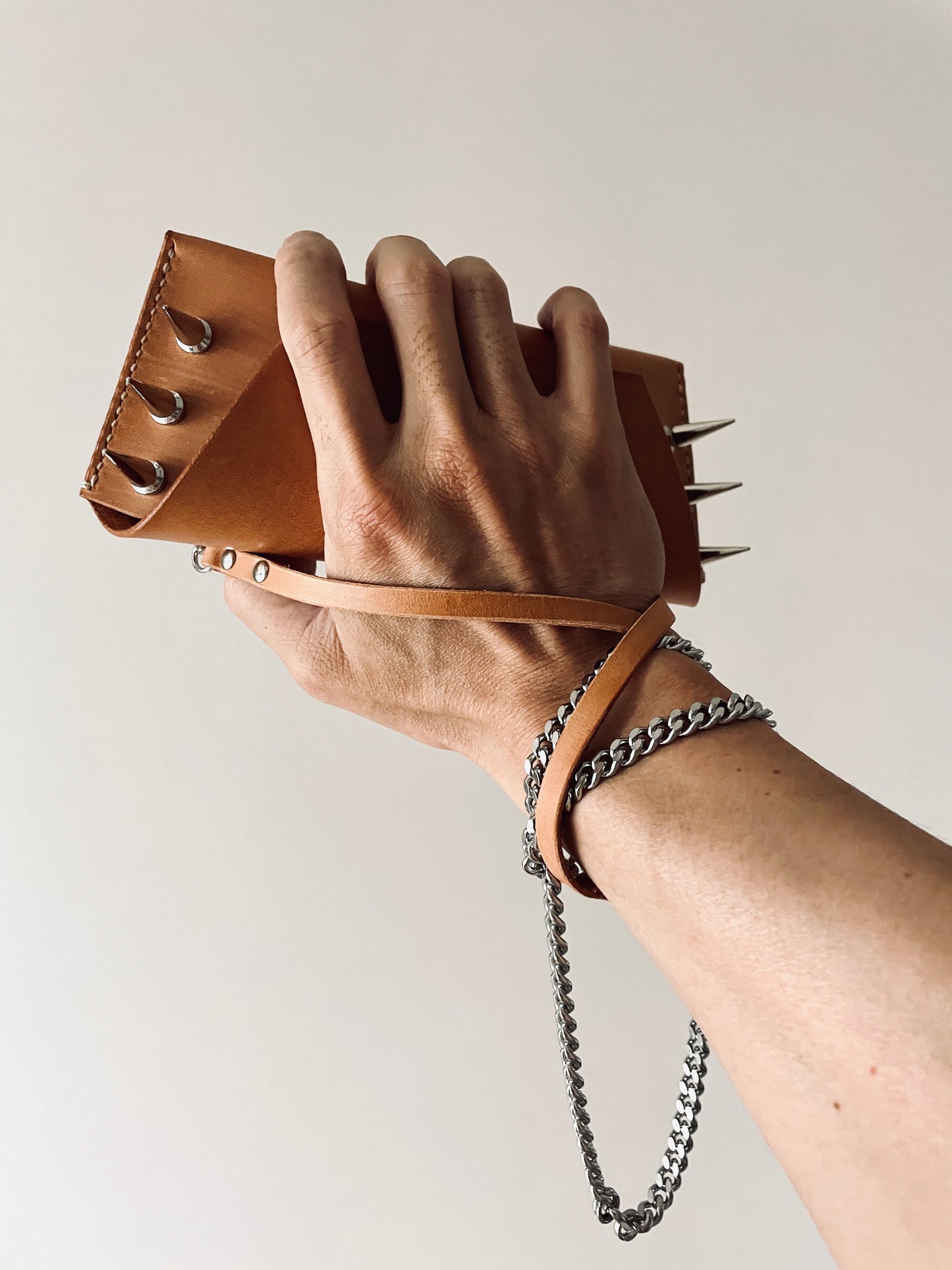 Spikes Mini bag Italy bridle leather - MEKERA STUDIOS