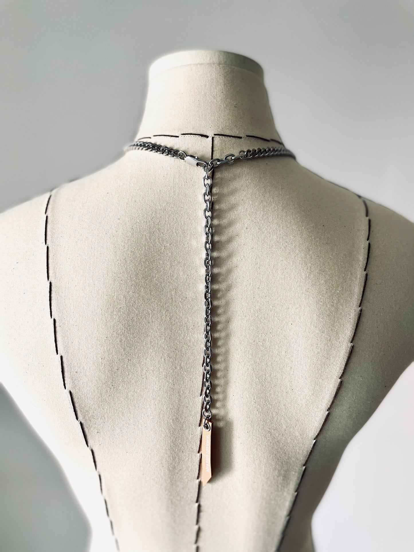 SCB1 Necklace Long chain Choker - MEKERA STUDIOS