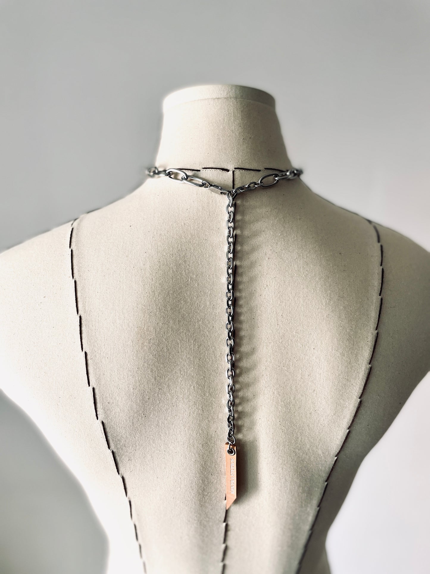 SCR1 Necklace Long chain Choker - MEKERA STUDIOS
