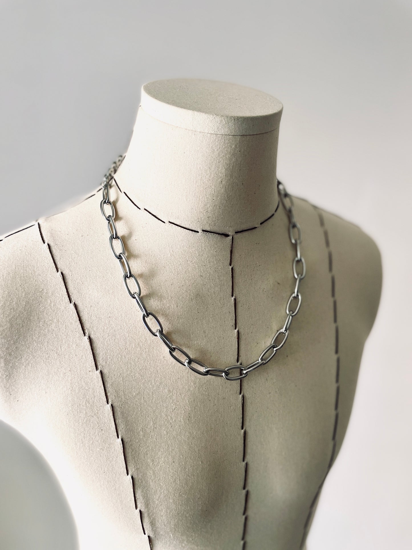 SCR1 Necklace Long chain Choker - MEKERA STUDIOS