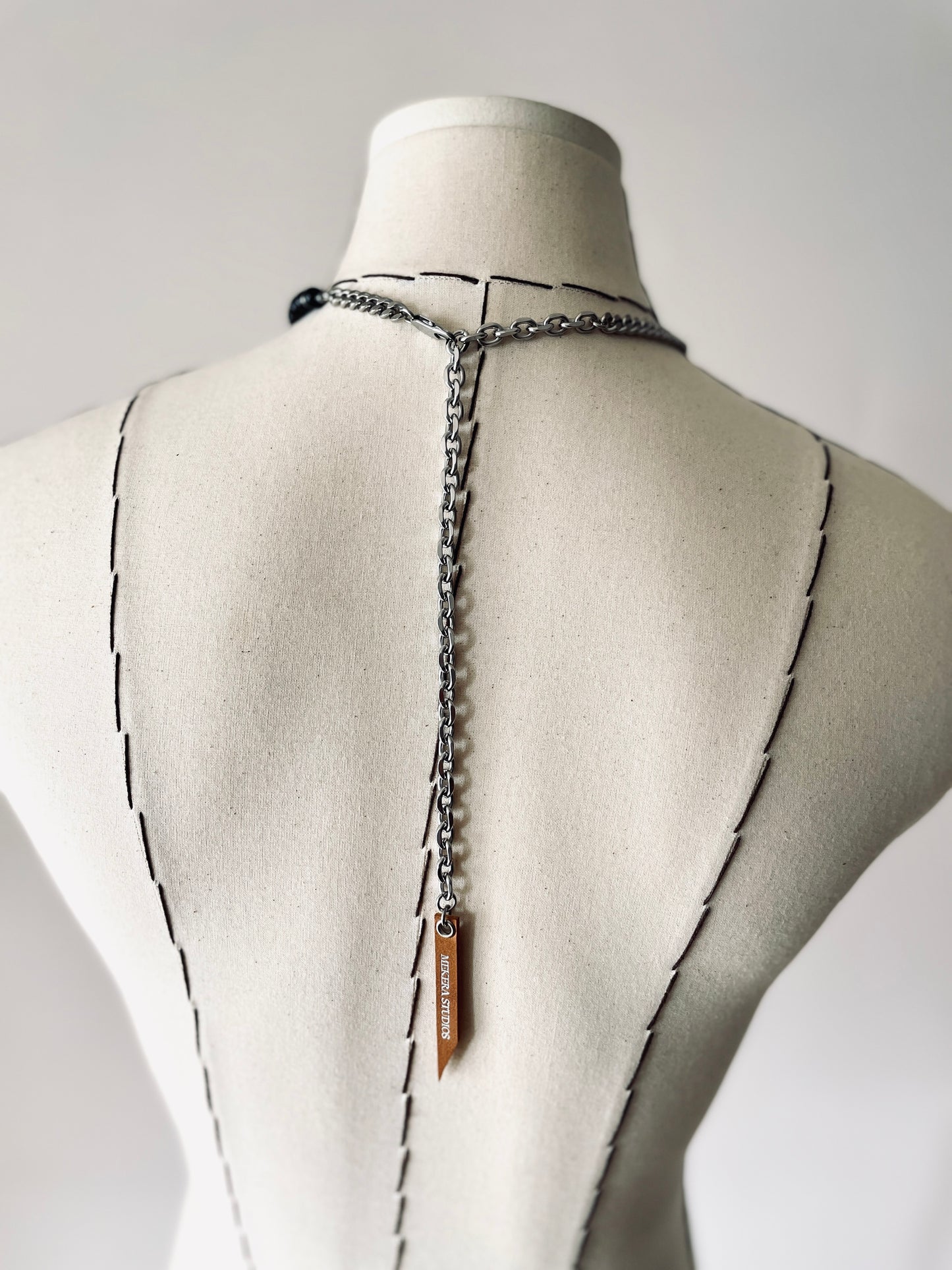 VXS4 Necklace Long chain Choker-MEKERA STUDIOS