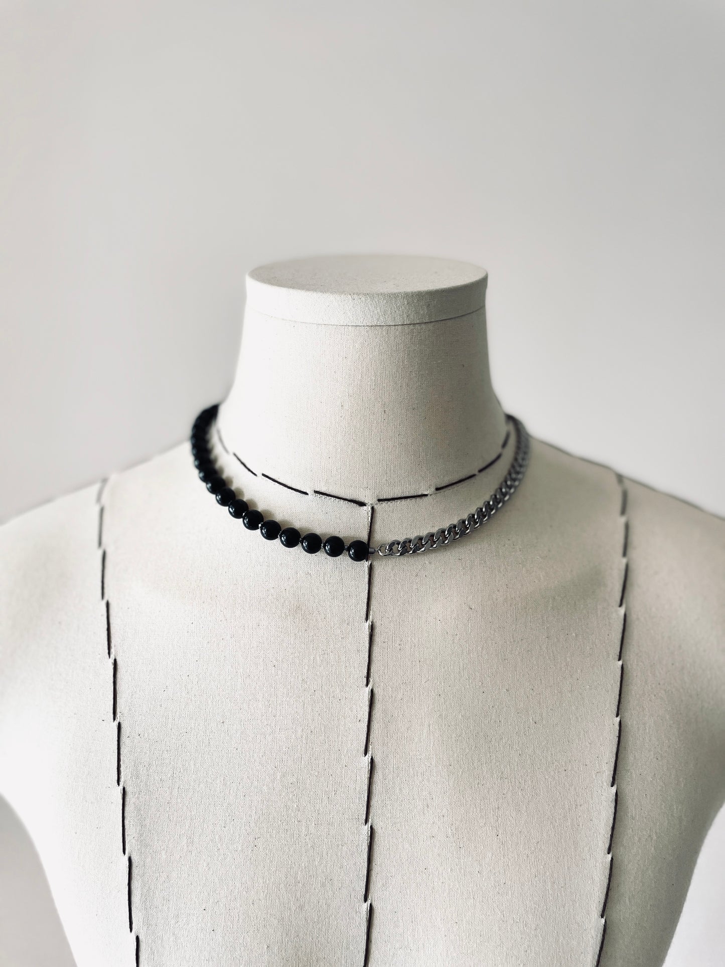 VXS4 Necklace Long chain Choker-MEKERA STUDIOS