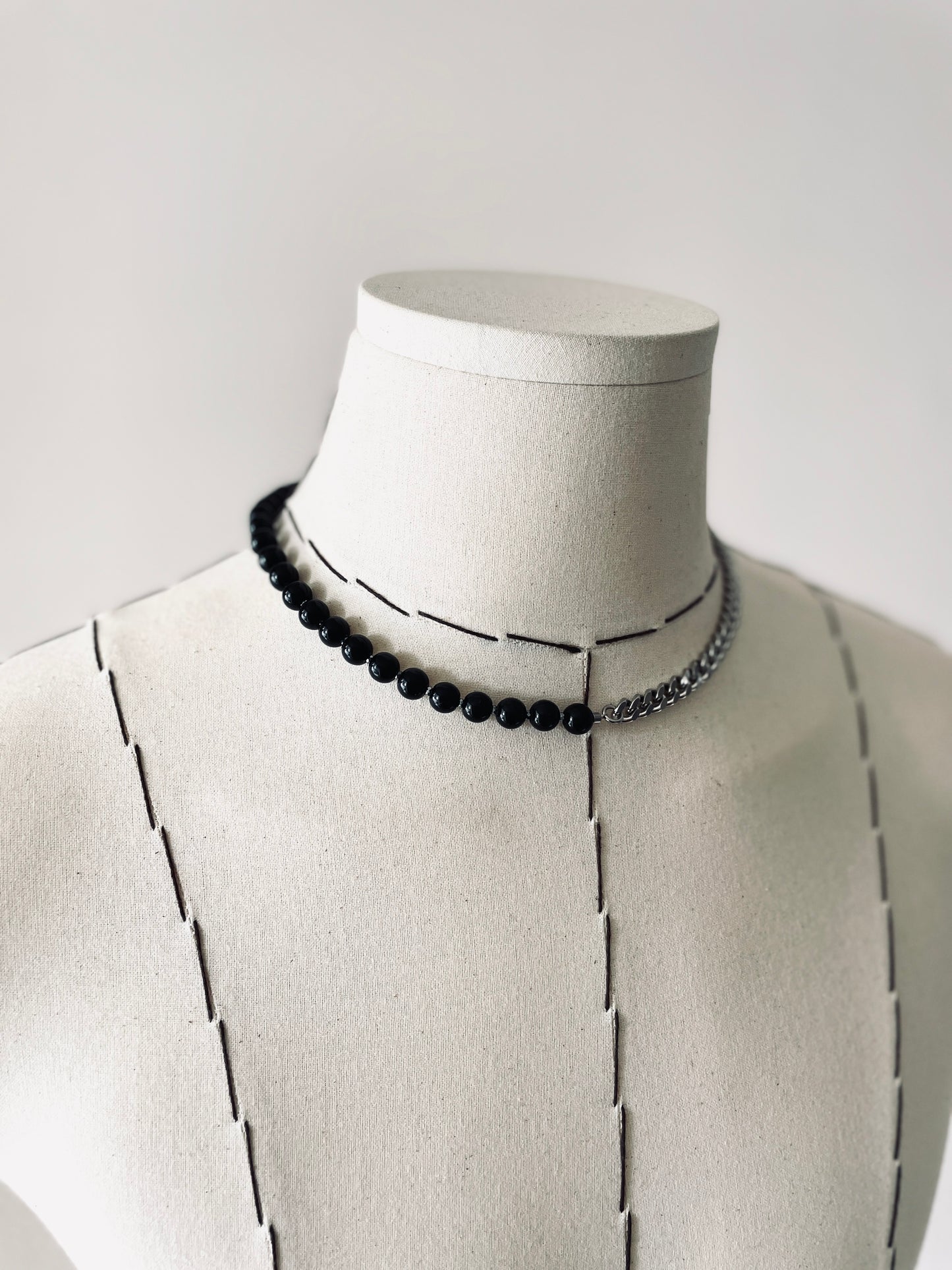 VXS4 Necklace Long chain Choker-MEKERA STUDIOS