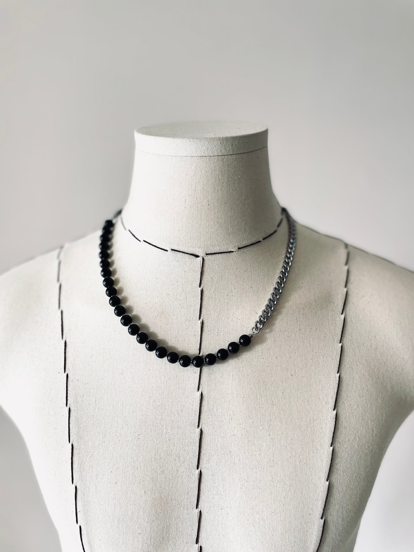 VXS4 Necklace Long chain Choker-MEKERA STUDIOS