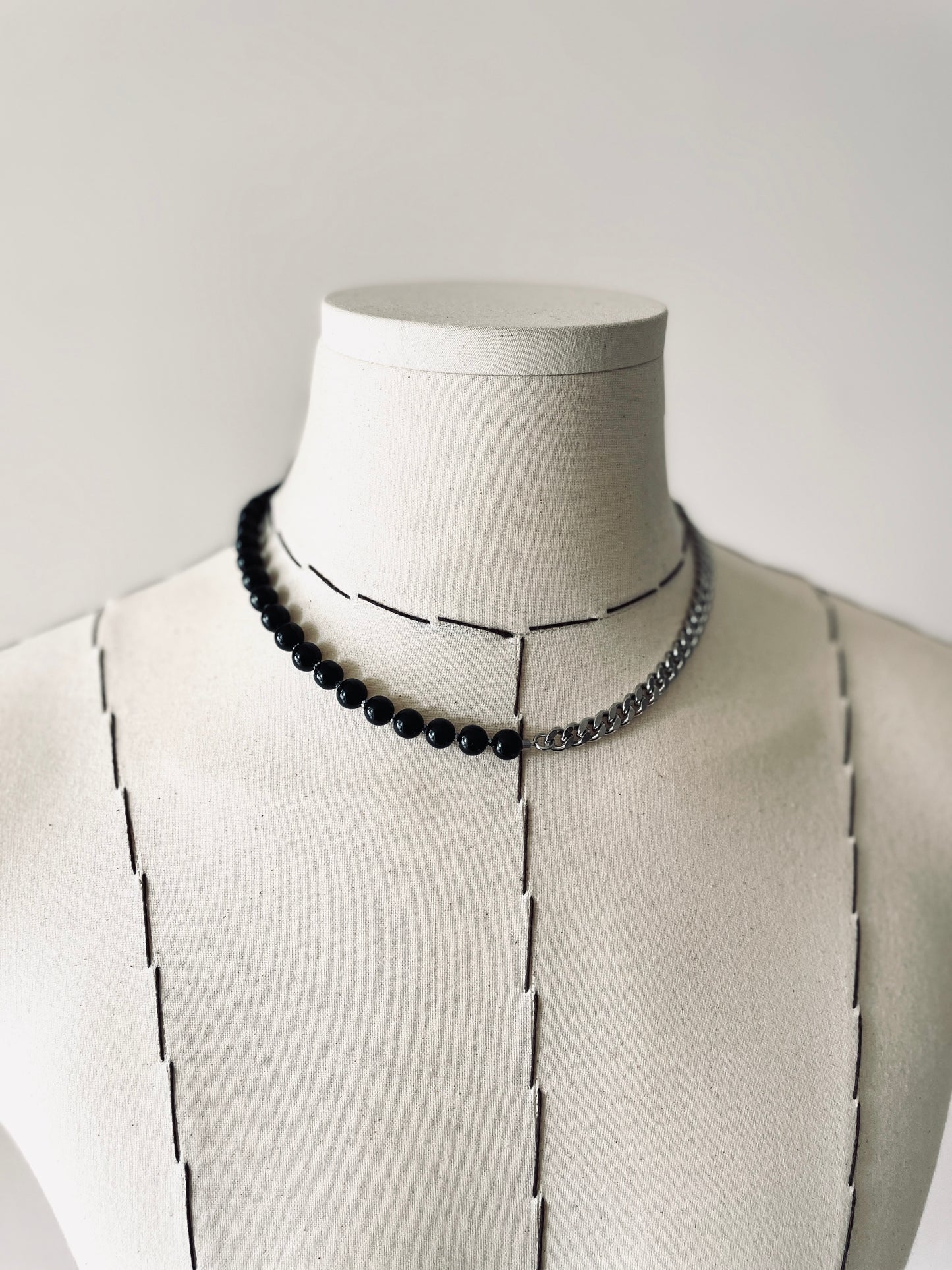 VXS4 Necklace Long chain Choker-MEKERA STUDIOS